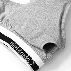 Calvin Klein カルバンクライン ブラ&ショーツ / 上下セット 灰色　Lサイズ 6枚目の画像