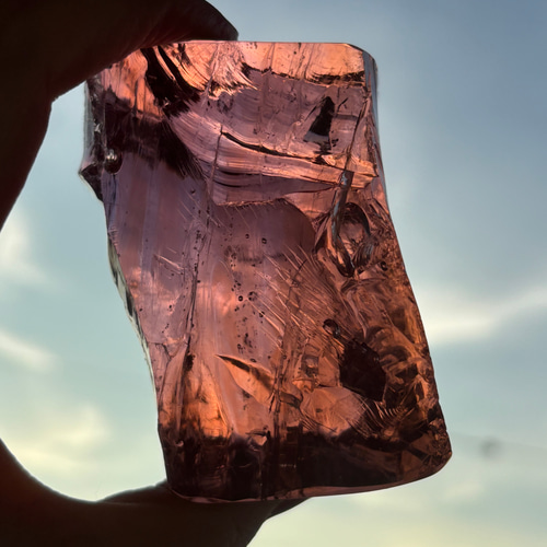 シエラネバダ産　アンダラクリスタル　ロゼ 希少】 シエラネバダ産 アンダラクリスタル ロゼ その他置物 Robin