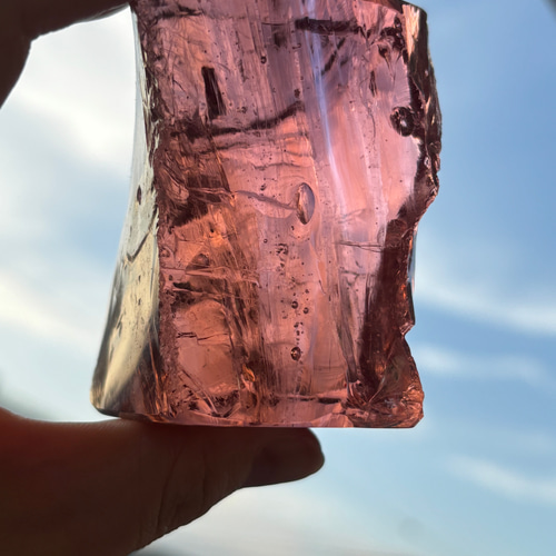 シエラネバダ産　アンダラクリスタル　ロゼ 希少】 シエラネバダ産 アンダラクリスタル ロゼ その他置物 Robin