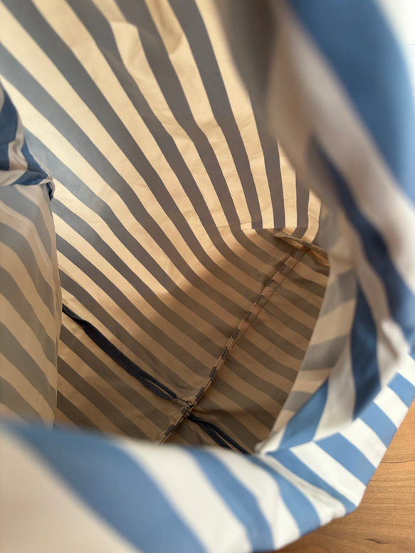 ワンハンドルトートバッグ　シワになりにくいエコバッグ　大容量 5枚目の画像