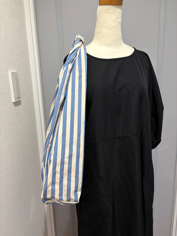 ワンハンドルトートバッグ　シワになりにくいエコバッグ　大容量 3枚目の画像