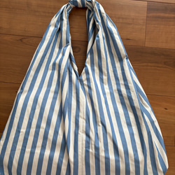 ワンハンドルトートバッグ　シワになりにくいエコバッグ　大容量 2枚目の画像