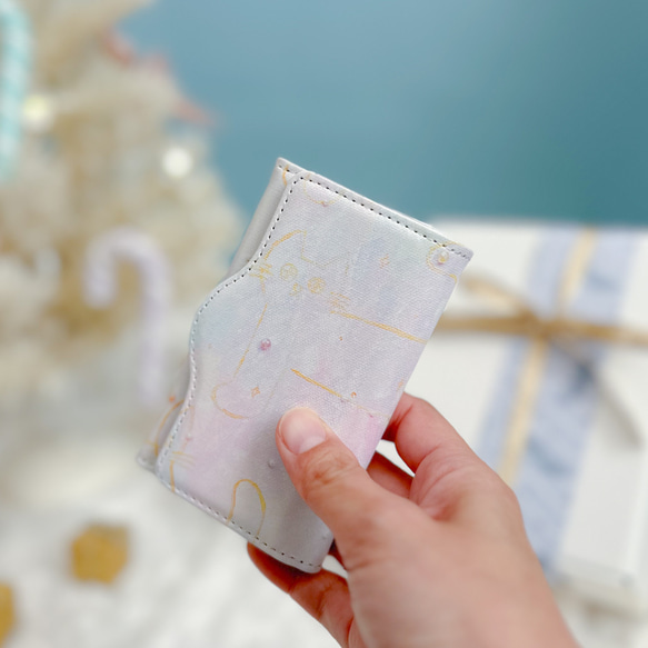 印度春日與鑰匙包 | 卡包，柔和色彩系列（聖誕節限量版禮品包裝/免運費） 第7張的照片