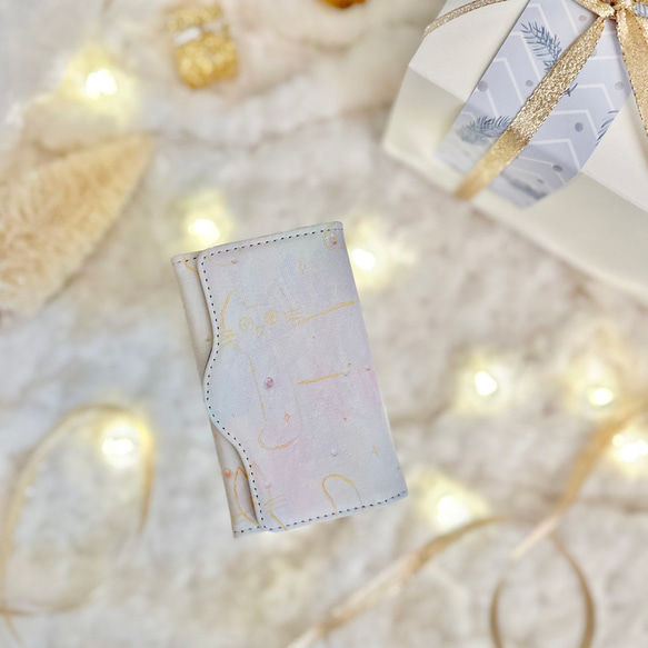 印度春日與鑰匙包 | 卡包，柔和色彩系列（聖誕節限量版禮品包裝/免運費） 第6張的照片