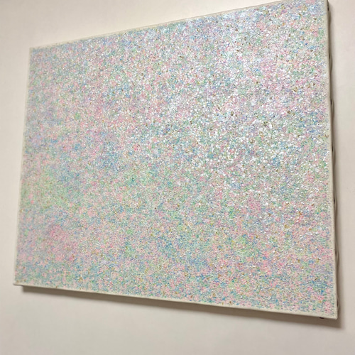 抽象画 タイトル名【モネ的な光】 絵画 虹になる（まみさん） 通販