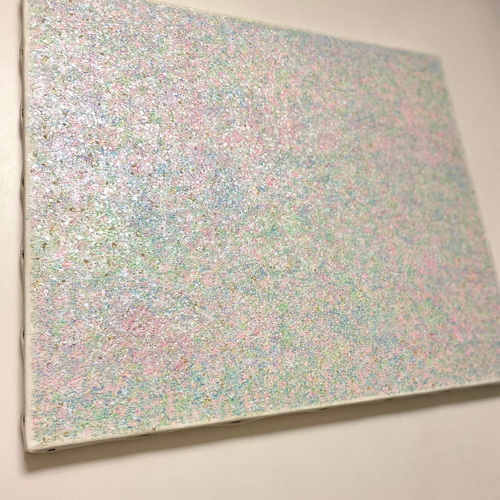 抽象画 タイトル名【モネ的な光】 絵画 虹になる 通販 19943483