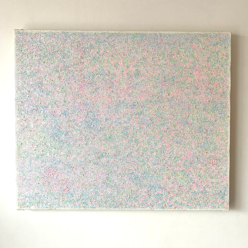 抽象画 タイトル名【モネ的な光】 絵画 虹になる 通販 19943483
