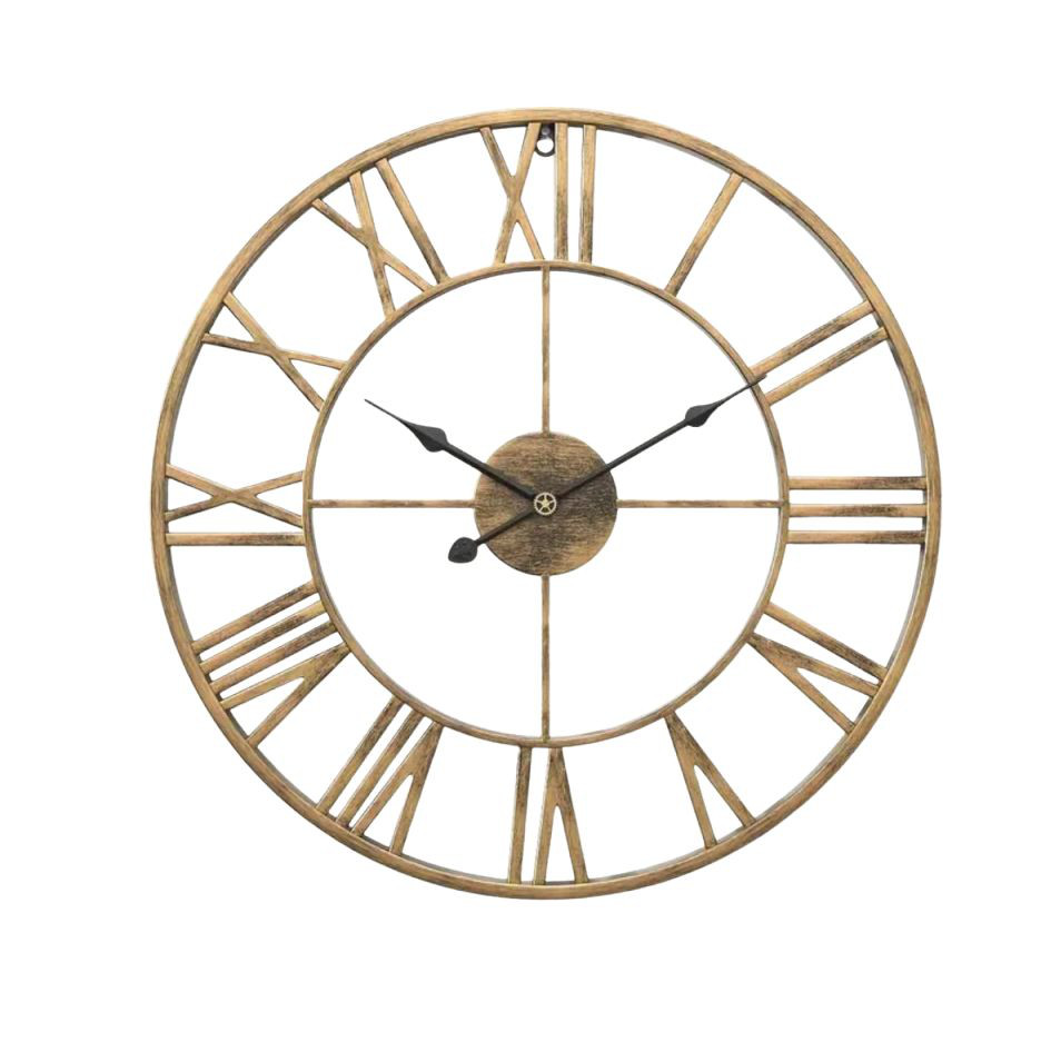 掛け時計 時計 壁掛け時計 ローマ数字付き ヴィンテージ インテリア時計 オシャレ おしゃれ かわいい ローマ数字