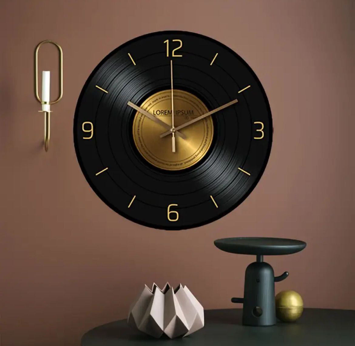 掛け時計 壁掛け時計 アート装飾時計 リビングルームの装飾壁掛け時計 30cm 静か サイレントクロック モダン