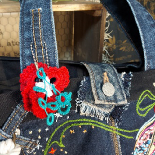 【Kal】大きな刺繍デニムバック　No.651　デニムリメイク　特大バック Kal】大きな刺繍デニムバック No.651 デニムリメイク 特大バック