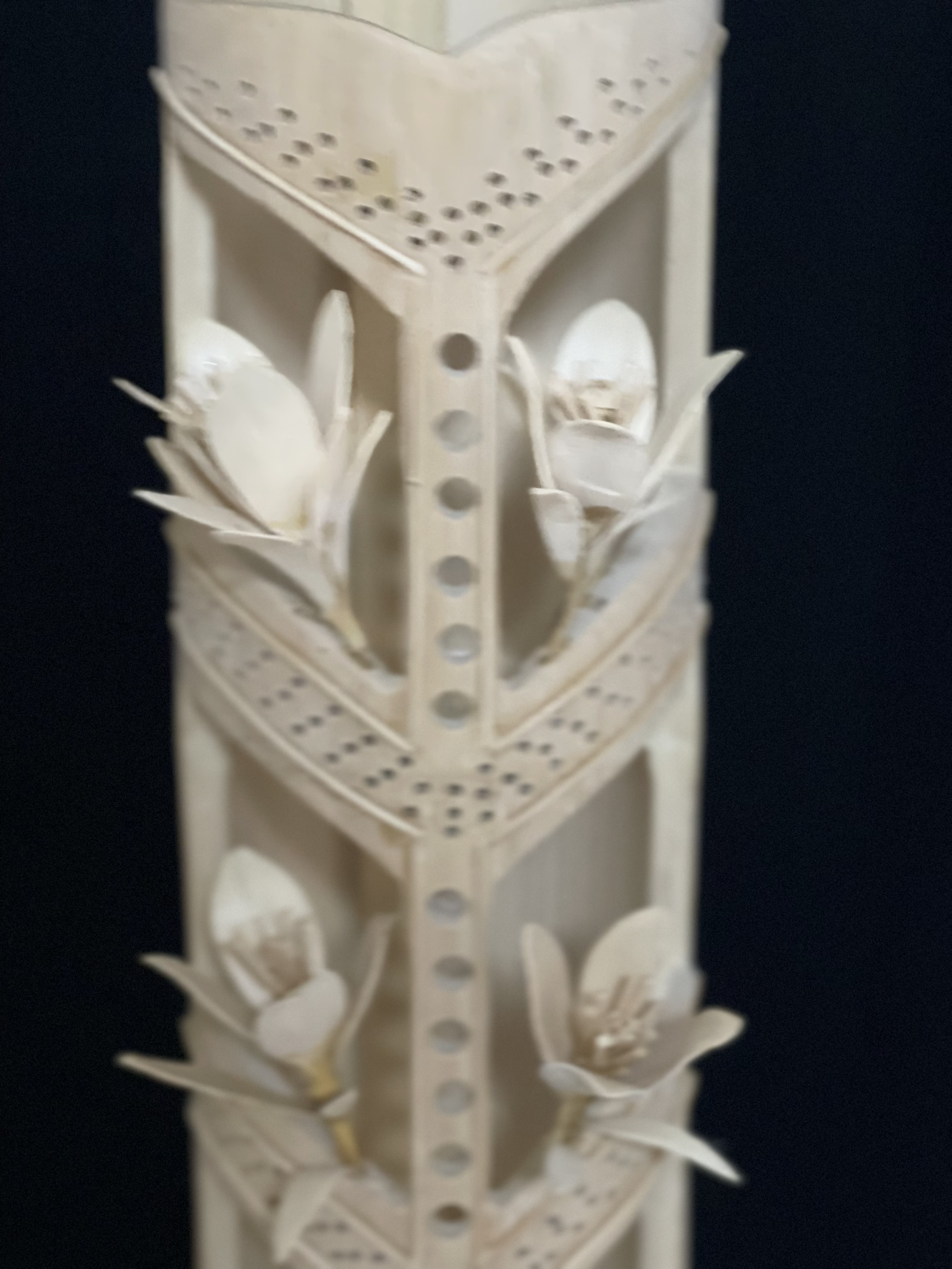 【竹灯り】オールハンドメイド 竹細工 フロアランプ 〜華やぎ〜