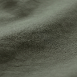 ロングシーズン使えて、キチンと見え✦ 東炊きコットンツイル ストレートロングスカート（オリーブ）SK14 12枚目の画像