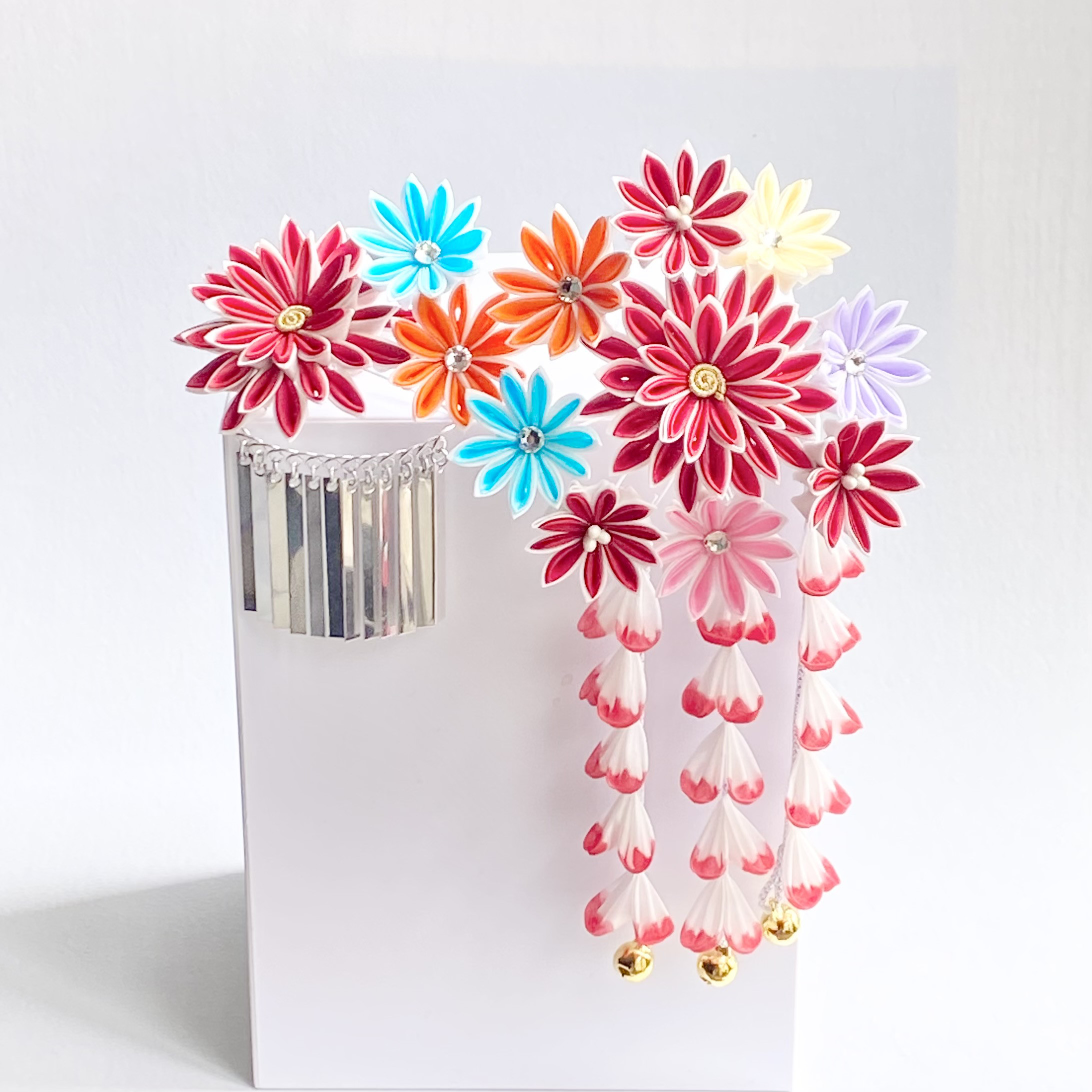 【選べる留め具】つまみ細工　七五三　かんざし