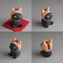 ２０２６干支　午（うま）年帽子をかぶった猫【受注制作１１月末発送予定】 3枚目の画像