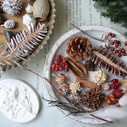 受注制作】森の三日月リース プリザーブドフラワー chainon 通販