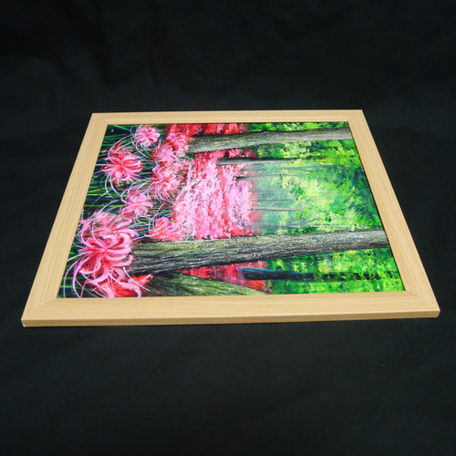 油絵 油彩 油彩画 絵 絵画 絵【桃色の曼珠沙華】 絵画 HR 通販