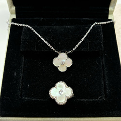 クローバーブレスレット　カルセドニー クローバーブレスレット カルセドニー ヴァンクリーフ&アーペル