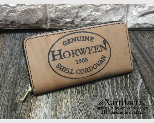 工*機様 オーダー品 財布 ホーウィン コードバン グリーン スタンプ 美品 コ 工*機様 オーダー品 財布 ホーウィン コードバン グリーン スタンプ 美