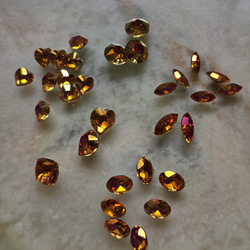 1900年代フランスアンティーク フレンチビーズフラワー 2本セット