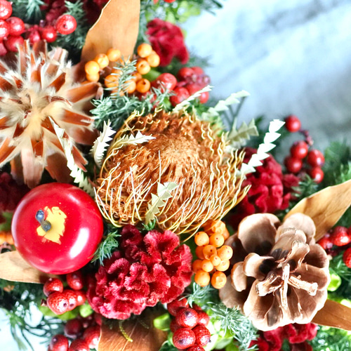 あかねこのは　三日月リース257(クリスマス) あかねこのは様専用 三日月リース257(クリスマス) - メルカリ