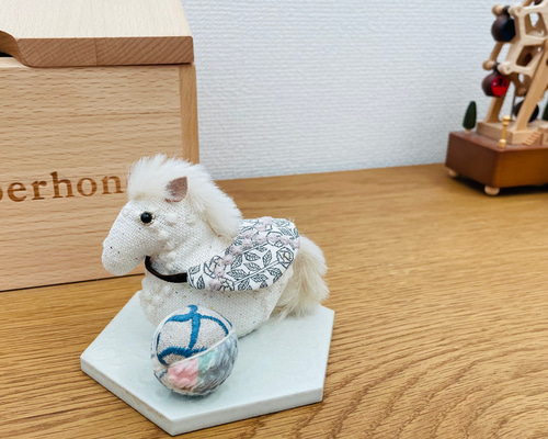 ◌季節限定◌⚮̈ミナペルホネン ハンドメイド⚮̈ 干支のお飾り(午)置物