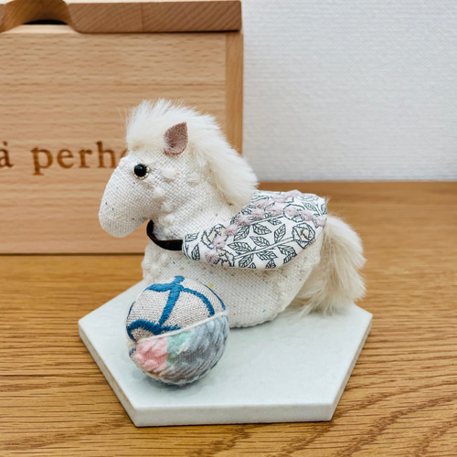 ◌季節限定◌⚮̈ミナペルホネン ハンドメイド⚮̈ 干支のお飾り(午)置物