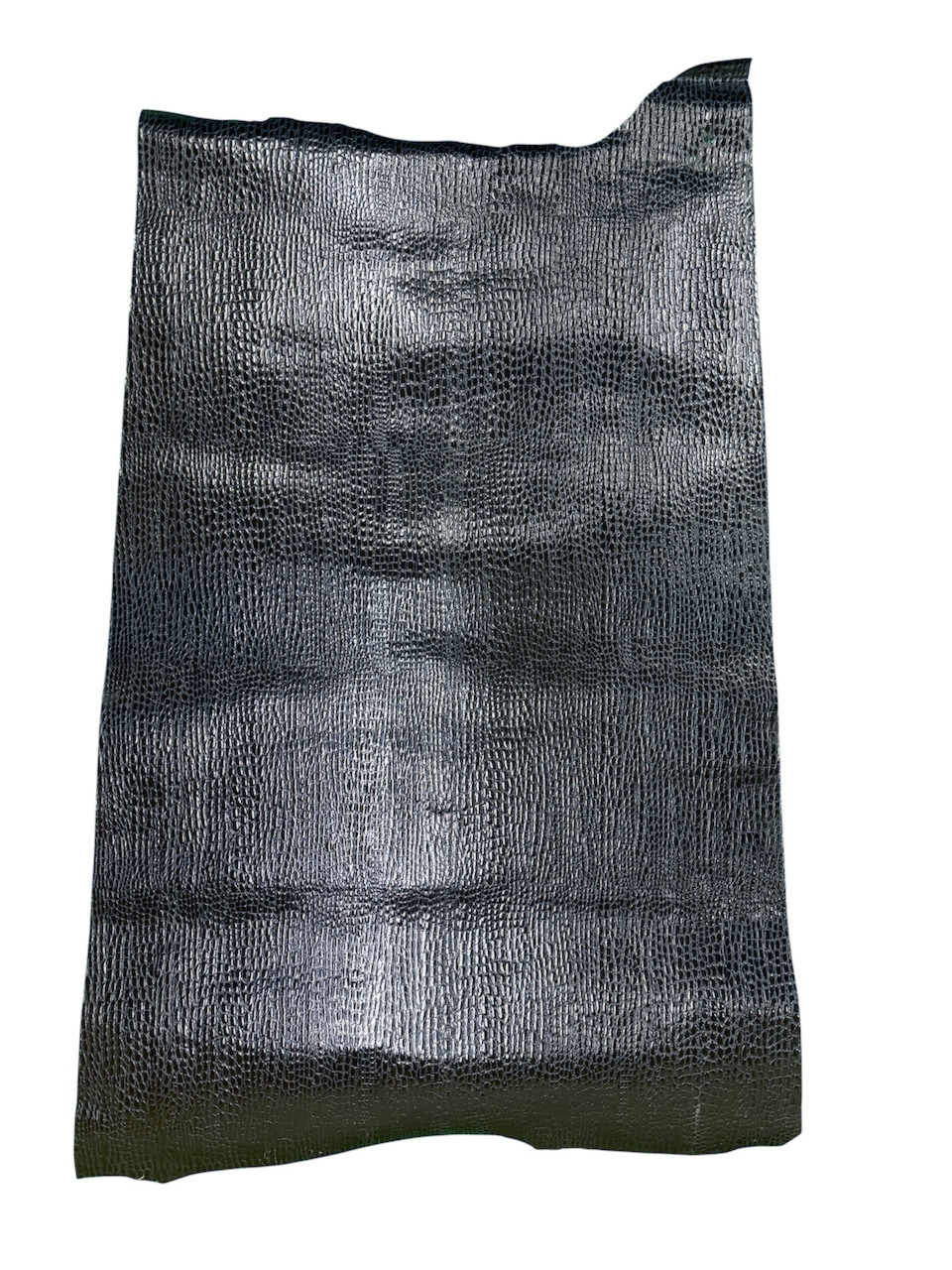 クロコダイル型押し　ワニ型押し　牛革　エンボス　ハンドメイド