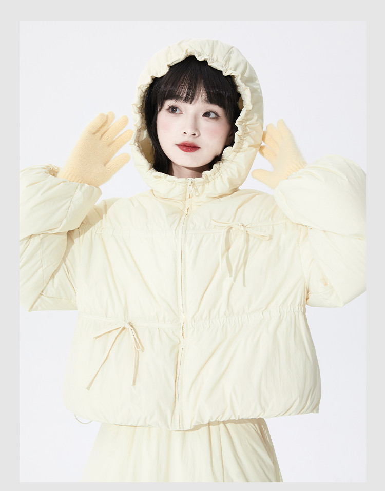 冬連帽 ダウンジャケット