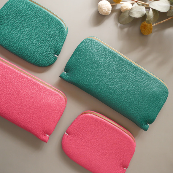 新色➖小振りな長財布「スナップウォレット・LONG」 アボカド 6枚目の画像