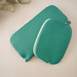 新色➖小振りな長財布「スナップウォレット・LONG」 アボカド 5枚目の画像