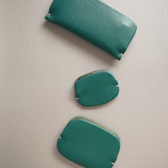 新色➖小振りな長財布「スナップウォレット・LONG」 アボカド 7枚目の画像