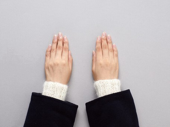 在庫2点！ギフトにも！これからの季節にぴったり！『【クロバーラボ】リストウォーマーキット』～アイボリー～ 5枚目の画像