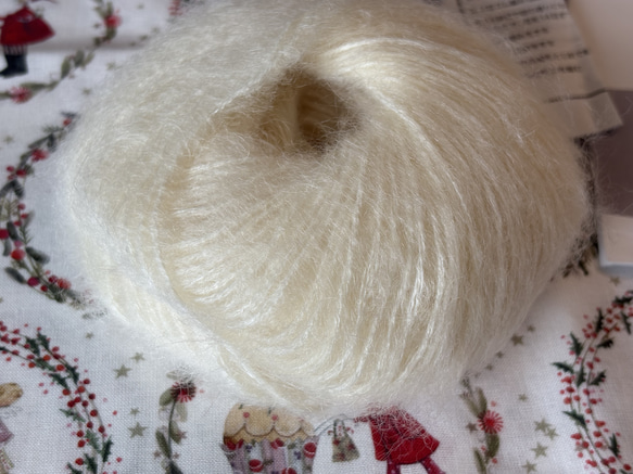 在庫2点！ギフトにも！これからの季節にぴったり！『【クロバーラボ】リストウォーマーキット』～アイボリー～ 7枚目の画像