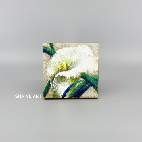 原画 アクリル画 キャンバスアート｜カラーの絵｜12cm×12cm インテリア