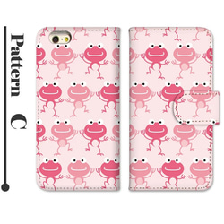 スマホケース iPhoneケース iPhone17 手帳型ケース AQUOS Wish5 カエル 蛙 pixel10 4枚目の画像