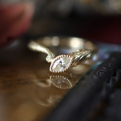 K18YG 魔法使いの不思議な種の指輪 指輪・リング Ton Ton〔ジュエリー