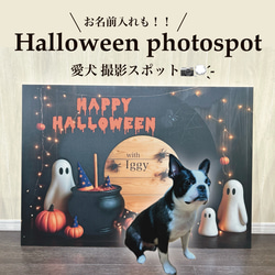 愛犬 ペット 撮影背景 ハロウィン背景 写真スポット ハロウィンブース