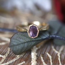 K18YG 闇落ち姫の指輪 15枚目の画像