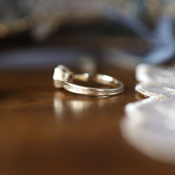 K18YG 闇落ち姫の指輪 4枚目の画像