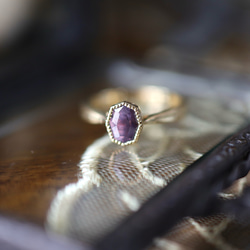 K18YG 闇落ち姫の指輪 2枚目の画像