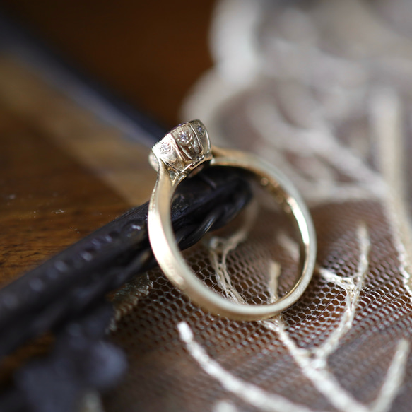 K18YG 闇落ち姫の指輪 7枚目の画像