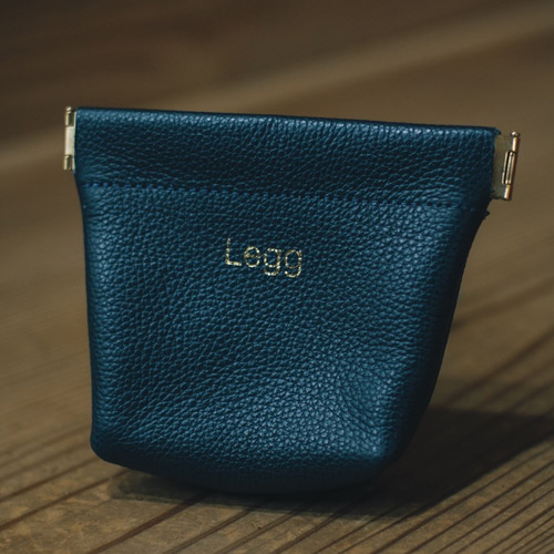 本革 バネ口ケース｜小物入れ・アクセサリーケースに｜LEGG series
