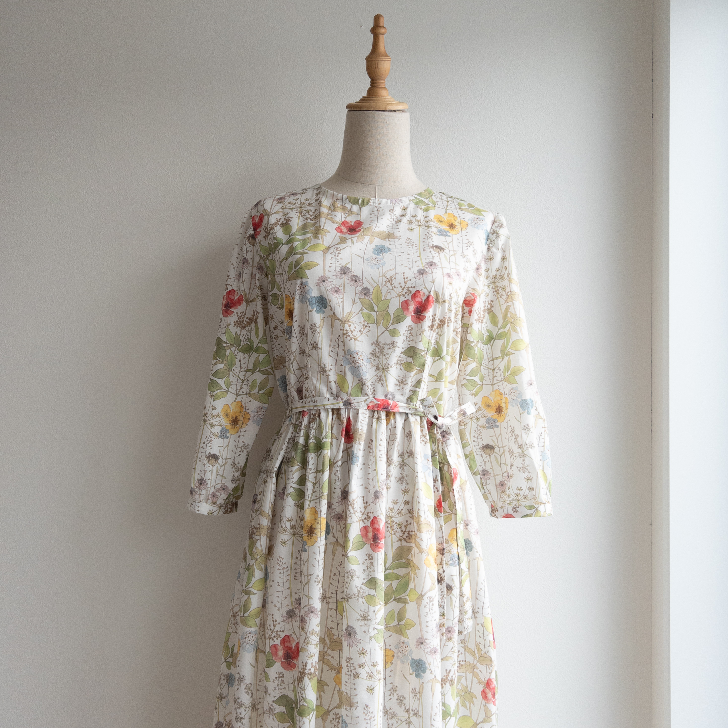 《完成品》イルマ　理想の2wayワンピース　リバティ　七分袖