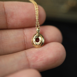 K18YG 大魔女の幻の一雫ネックレス 3枚目の画像