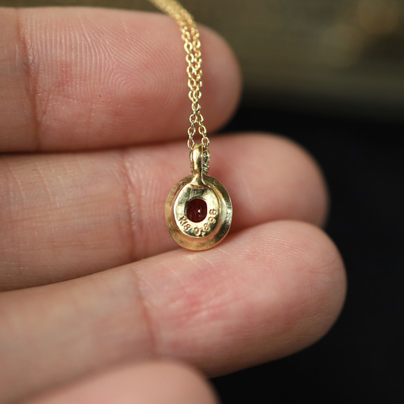 K18YG 大魔女の幻の一雫ネックレス 3枚目の画像