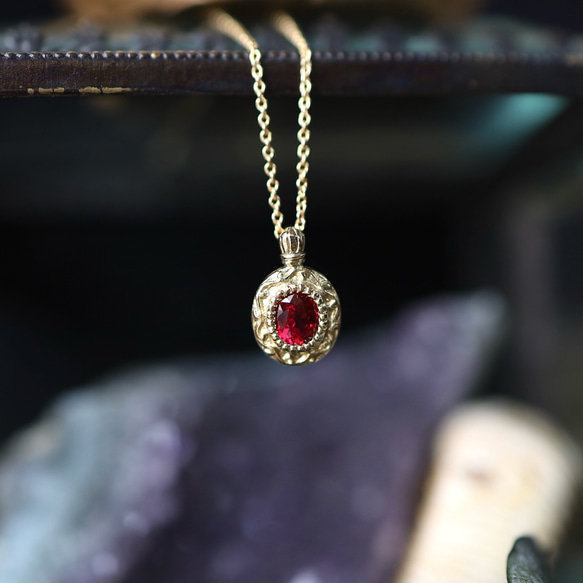 K18YG 大魔女の幻の一雫ネックレス 8枚目の画像