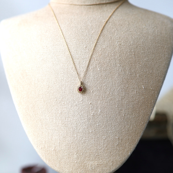 K18YG 大魔女の幻の一雫ネックレス 7枚目の画像