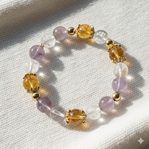 【光の三重奏】エイストレと黄塔水晶の温もりの共鳴シリーズ1