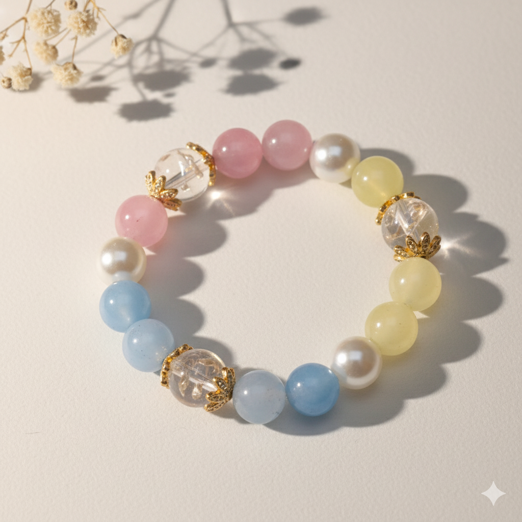 デイリーヒーリングブレスレット｜浄化、バランス、自信をもたらす5色の天然石