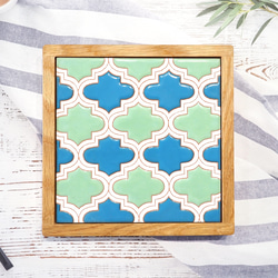 青（ブルー） 鍋敷き のおすすめ人気通販｜Creema(クリーマ) 国内最大